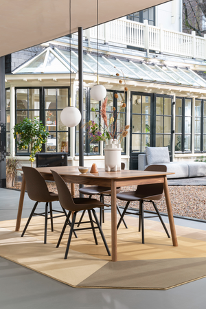 Lacquered Walnut Dining Table | Zuiver Glimps | OROA.com