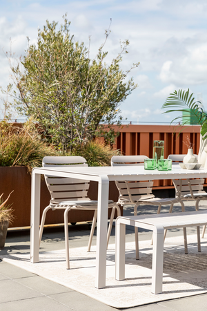 Rectangular Slatted Garden Table | Zuiver Vondel | OROA.com