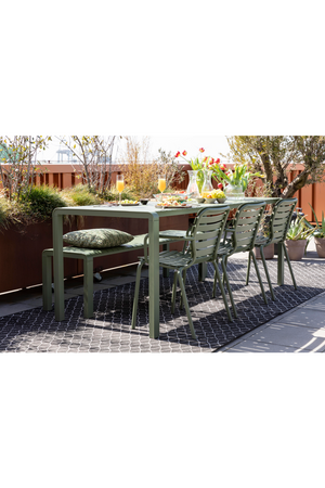 Slatted Aluminum Garden Table | Zuiver Vondel | OROA.com