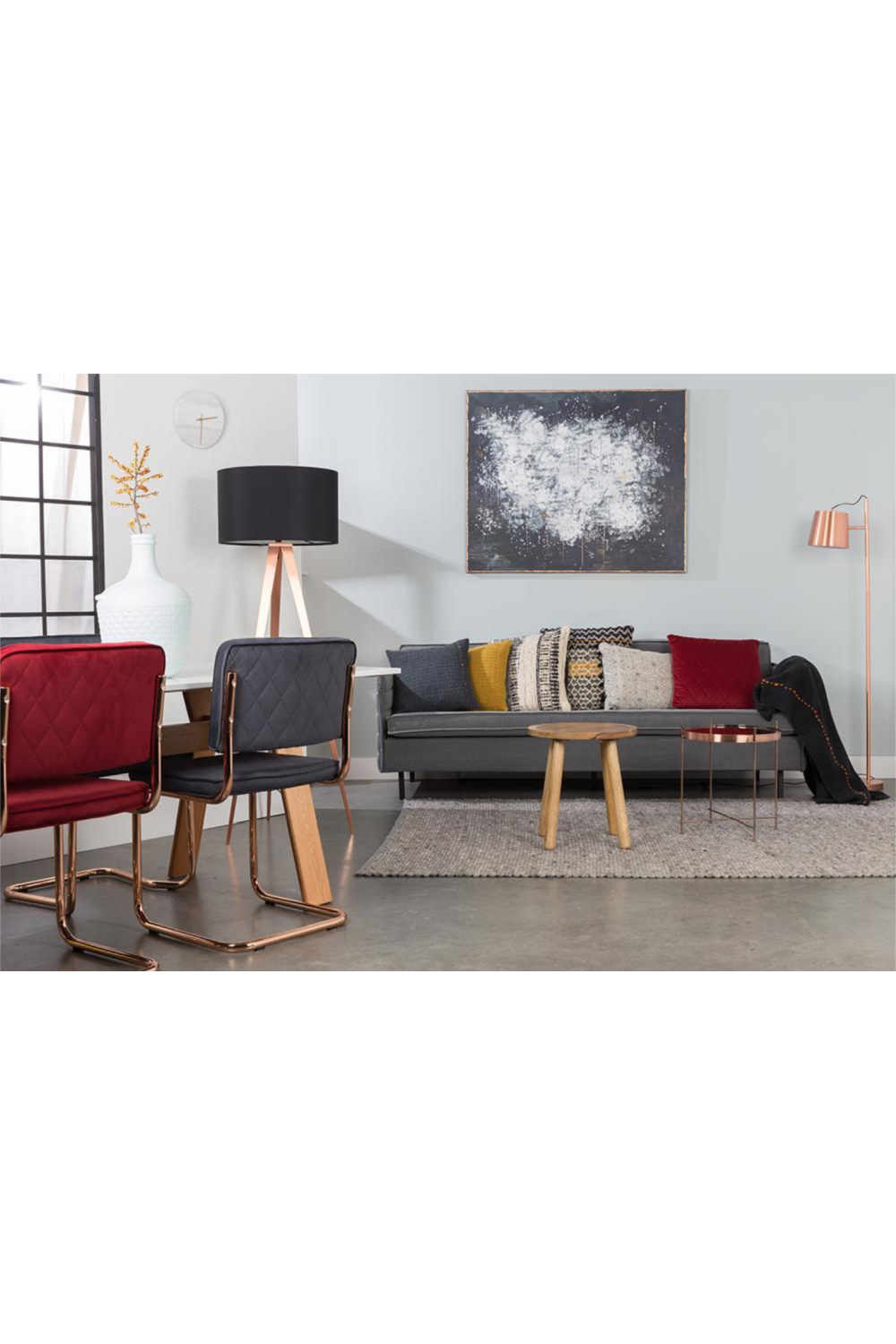 Carved Wooden Top End Table | Zuiver Dendron | Oroa.com