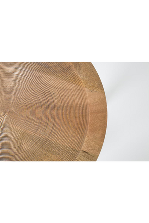 Carved Wooden Top End Table | Zuiver Dendron | Oroa.com