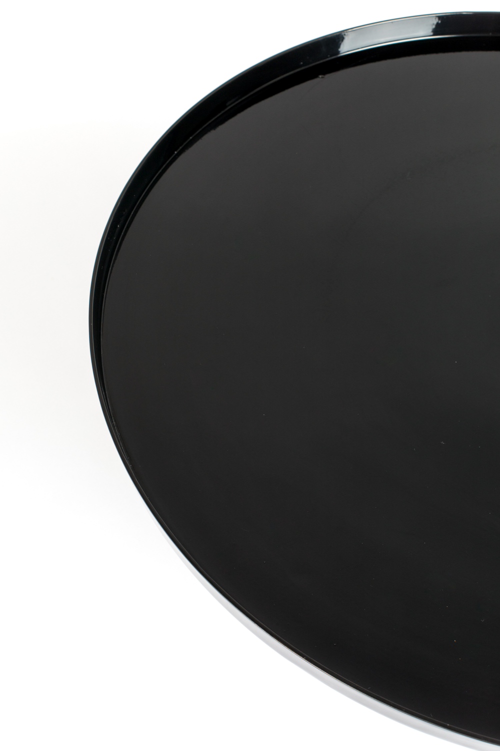 Round Black Coffee Table | Zuiver Shiny Bomb | OROA.com
