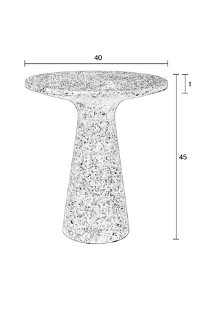 Pedestal Indoor/Outdoor Side Table | Zuiver Victoria  | OROA.com