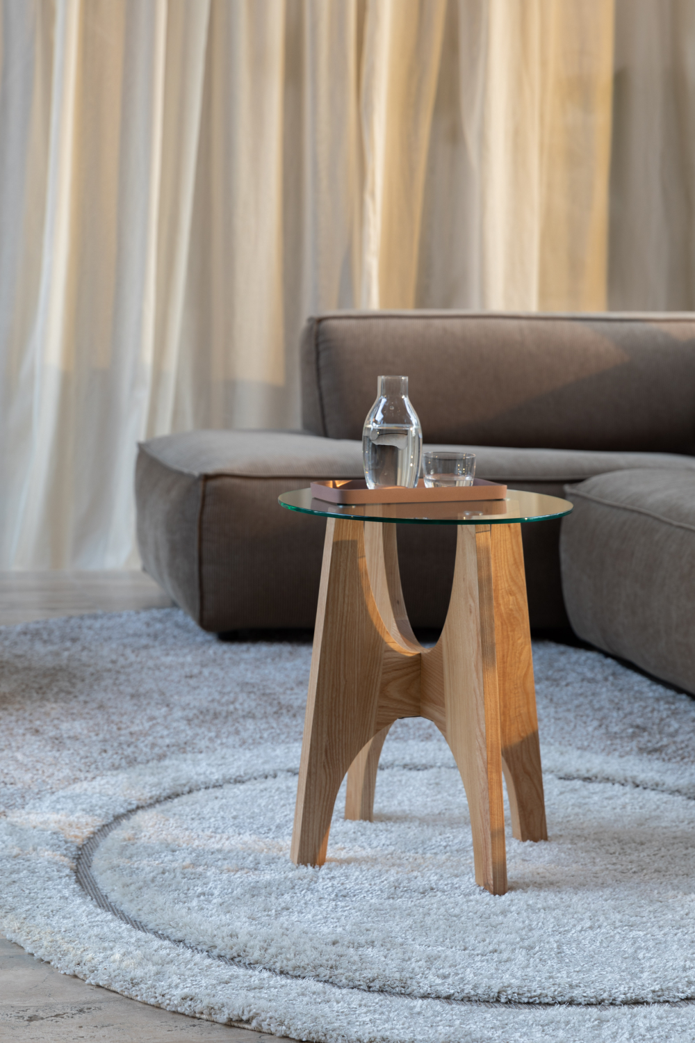 Ash Wood Modern Side Table | Zuiver Kobe | OROA.com