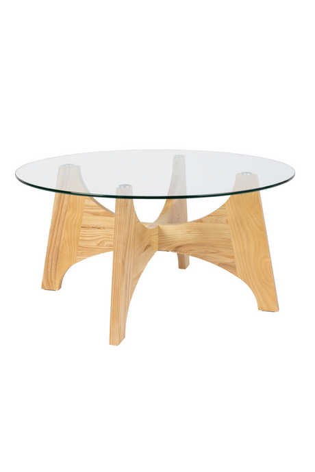 Ash Wood Modern Coffee Table | Zuiver Kobe | OROA.com