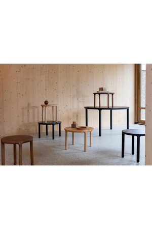 Round Wooden Coffee Table | Zuiver Storm | Oroa.com