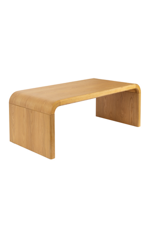 Oak Curved Coffee Table | Zuiver Brave | OROA.com