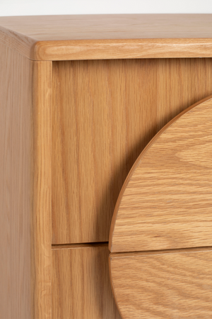 Oak Bedside Table | Zuiver Groove | OROA.com