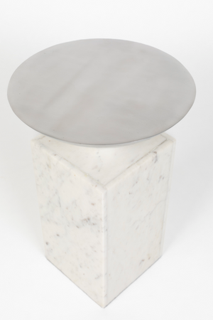 Marble Geometrical Side Table | Zuiver Pride | OROA.com