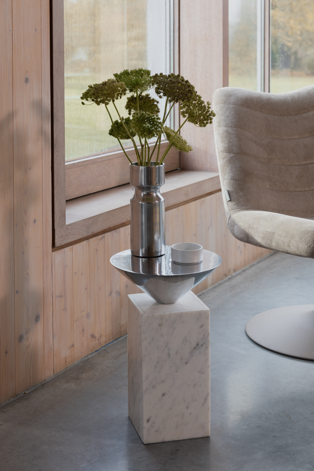 Marble Geometrical Side Table | Zuiver Pride | OROA.com