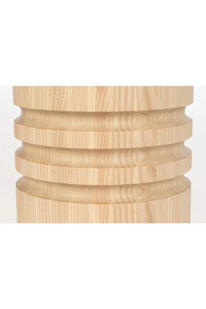 Wooden Pedestal Side Table | Zuiver Chunk | OROA.com