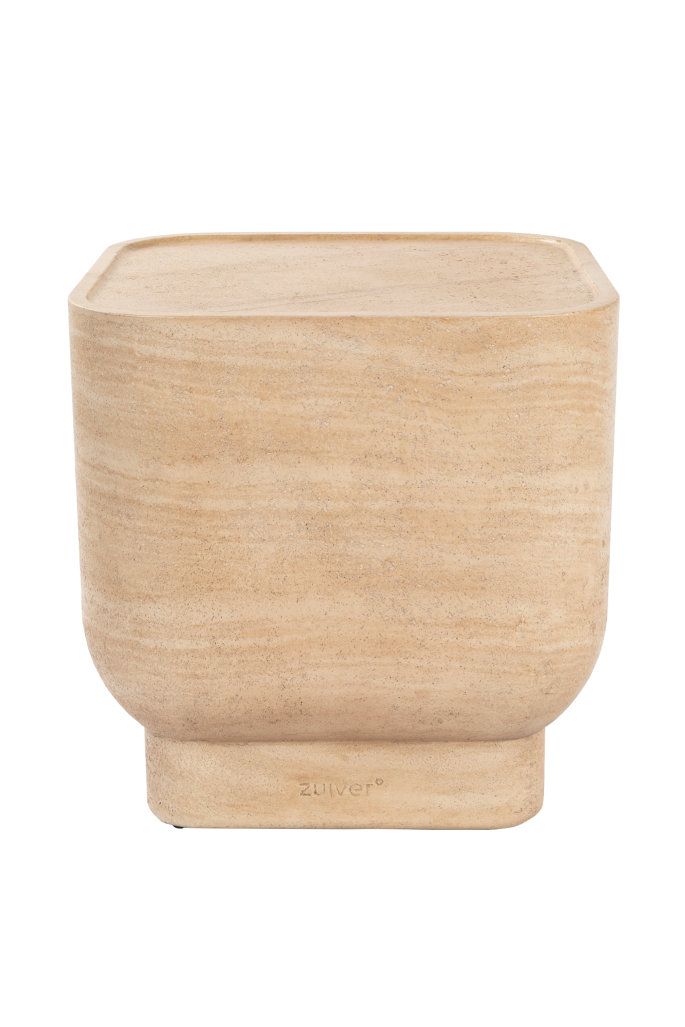 Minimalist Travertine Side Table | Zuiver Noble | OROA.com