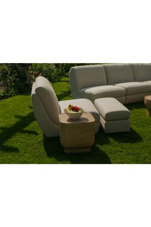 Minimalist Travertine Side Table | Zuiver Noble | OROA.com