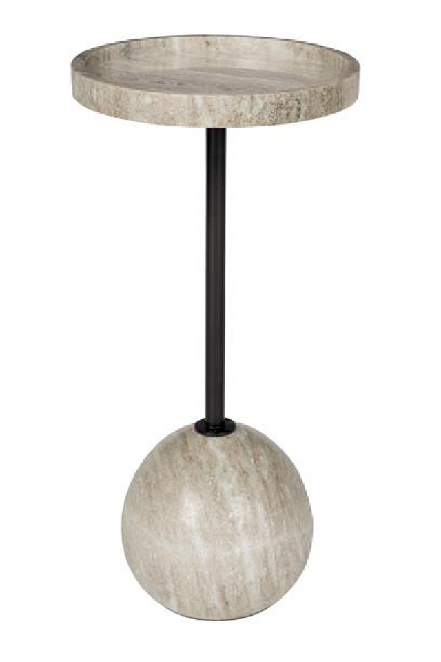 Brown Marble Side Table | Zuiver Cocktail | OROA.com