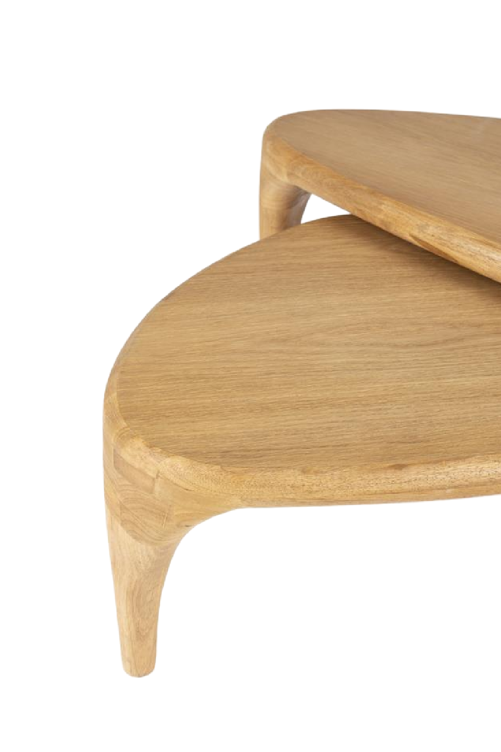 Solid Wood Nested Coffee Tables (2) | Zuiver Isla | OROA.com