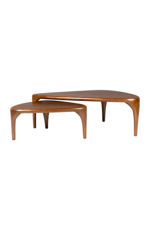 Solid Wood Nested Coffee Tables (2) | Zuiver Isla | OROA.com