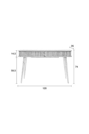 Ash Wood Console Table | Zuiver Barbier | Oroa.com