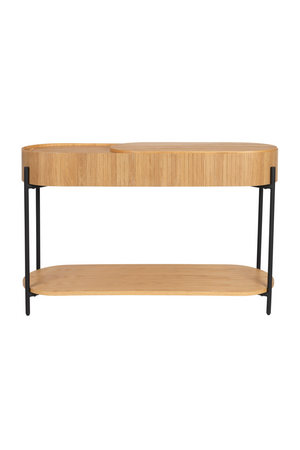Oblong Oak Console Table | Zuiver Slides | OROA.com