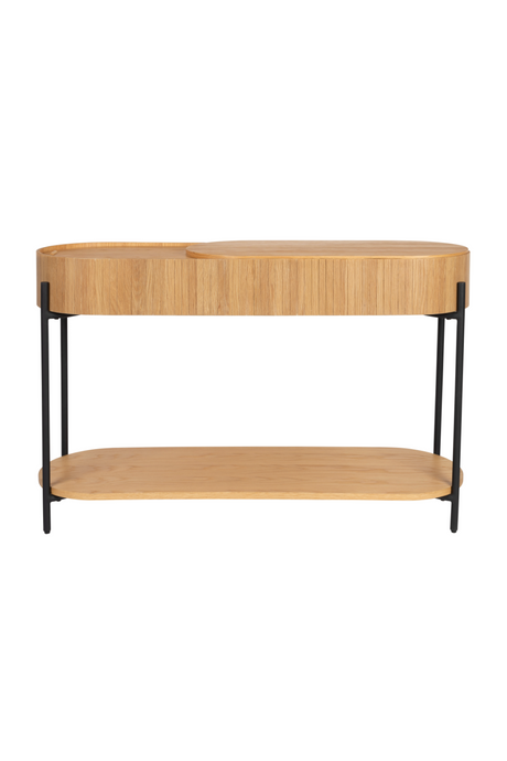 Oblong Oak Console Table | Zuiver Slides | OROA.com