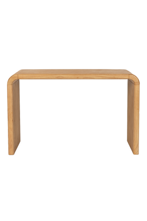 Oak Curved Console Table | Zuiver Brave | OROA.com