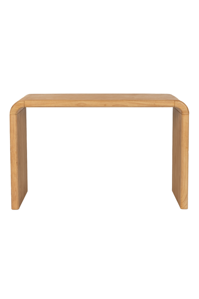 Oak Curved Console Table | Zuiver Brave | OROA.com