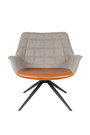 Brown Upholstered Accent Chair | Zuiver Doulton | OROA.com