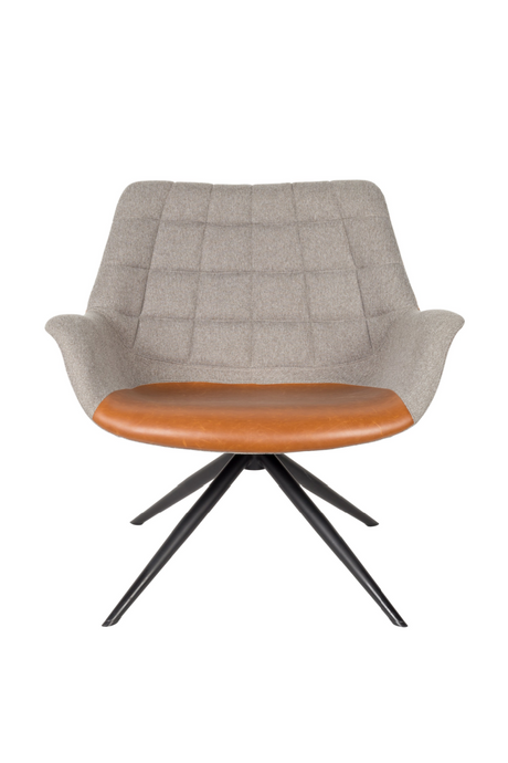 Brown Upholstered Accent Chair | Zuiver Doulton | OROA.com