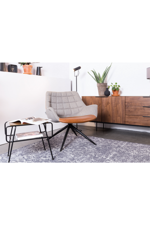 Brown Upholstered Accent Chair | Zuiver Doulton | OROA.com