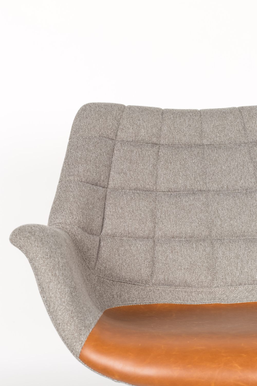 Brown Upholstered Accent Chair | Zuiver Doulton | OROA.com