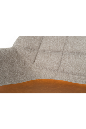 Brown Upholstered Accent Chair | Zuiver Doulton | OROA.com