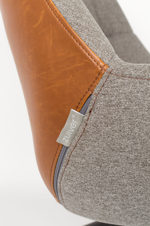 Brown Upholstered Accent Chair | Zuiver Doulton | OROA.com