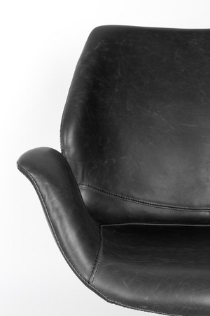 Leather Swivel Lounge Chair | Zuiver Nikki | Oroa.com