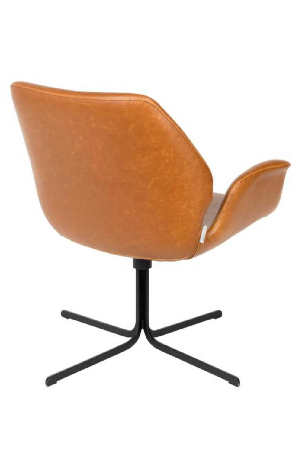 Leather Swivel Lounge Chair | Zuiver Nikki | Oroa.com