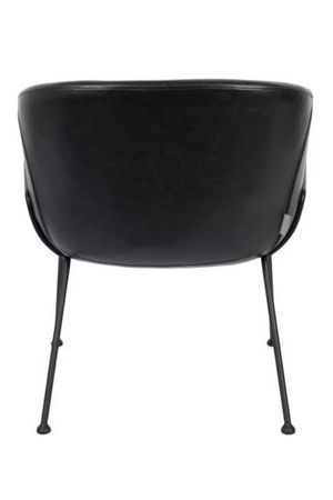 Baseball-Stitched Leather Lounge Chair | Zuiver Feston | Oroa.com