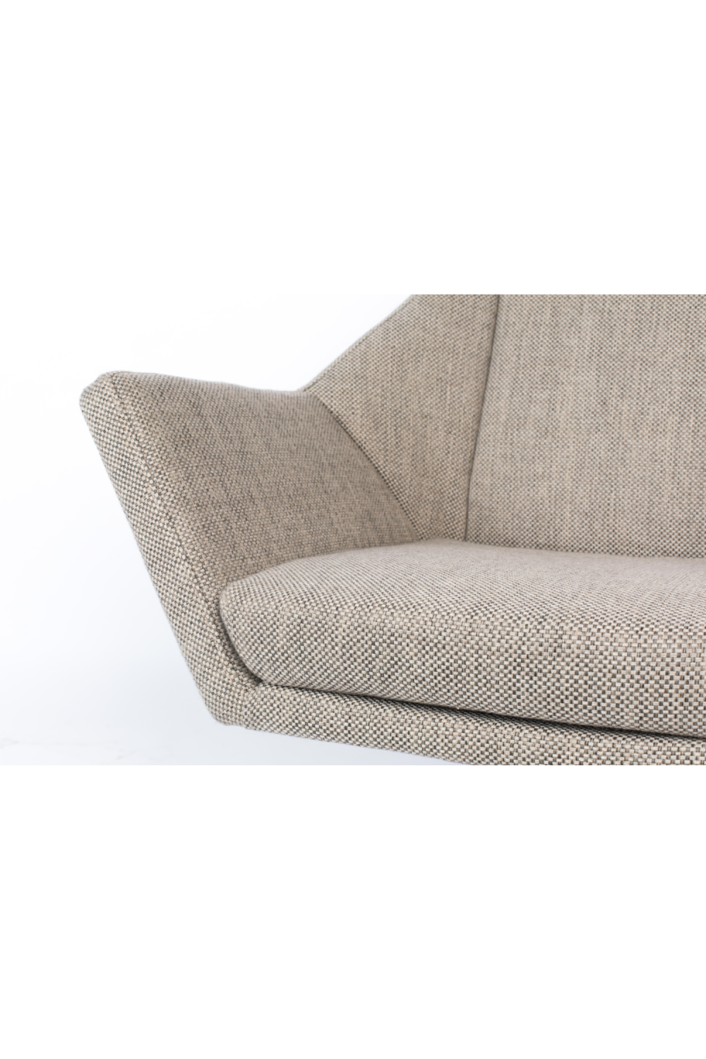 Gray Upholstered Lounge Chair | Zuiver Uncle Jesse | OROA.com