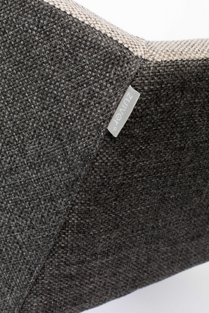 Gray Upholstered Lounge Chair | Zuiver Uncle Jesse | OROA.com