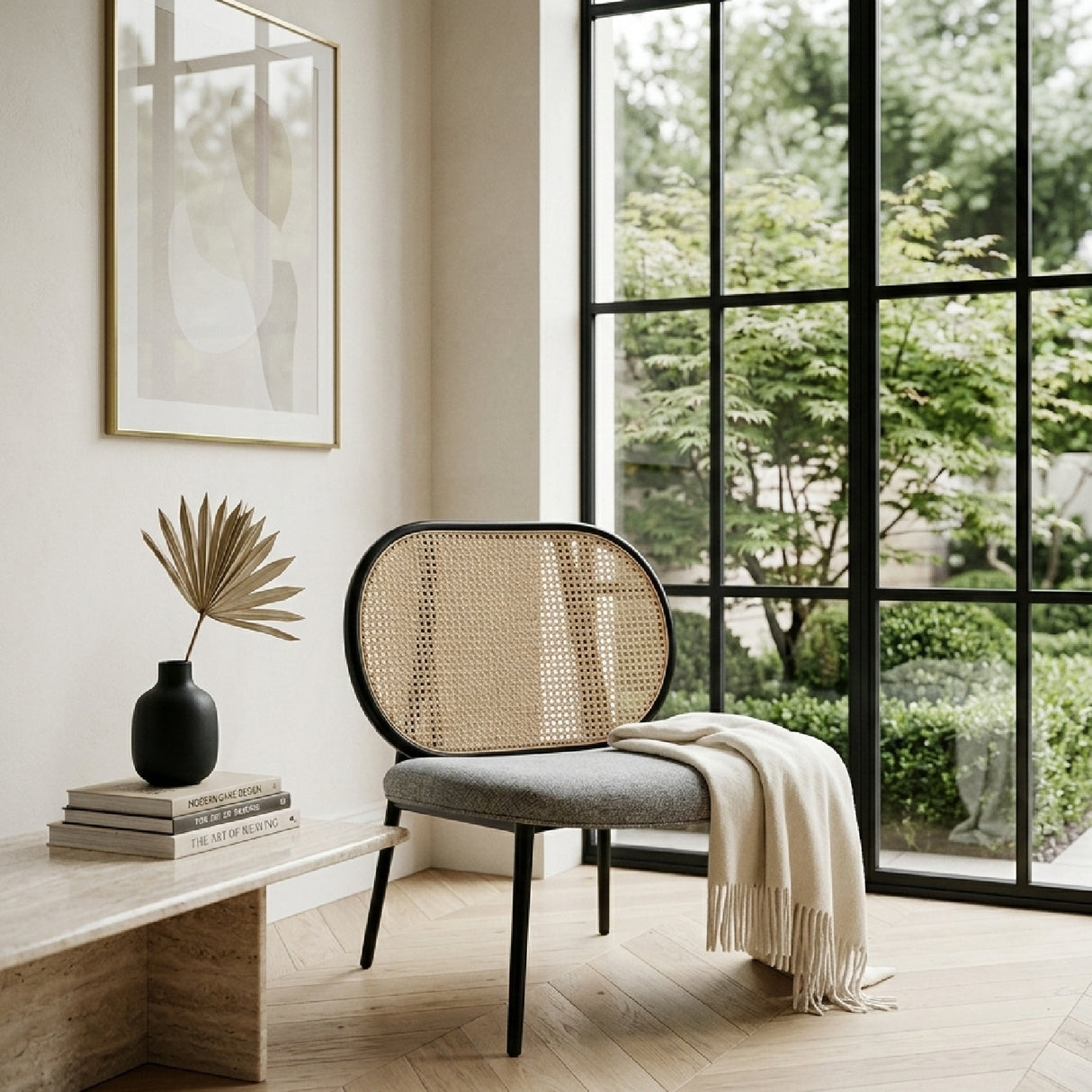   Webbed Back Lounge Chair | Oroa.com