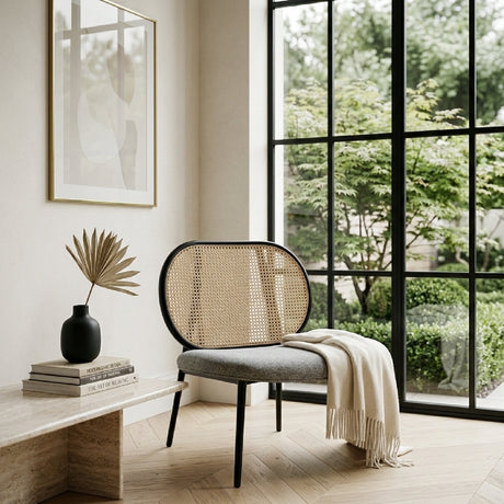 Webbed Back Lounge Chair | Zuiver Spike | Oroa.com