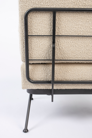 Beige Minimalist Lounge Chair | Zuiver Bowie | OROA.com