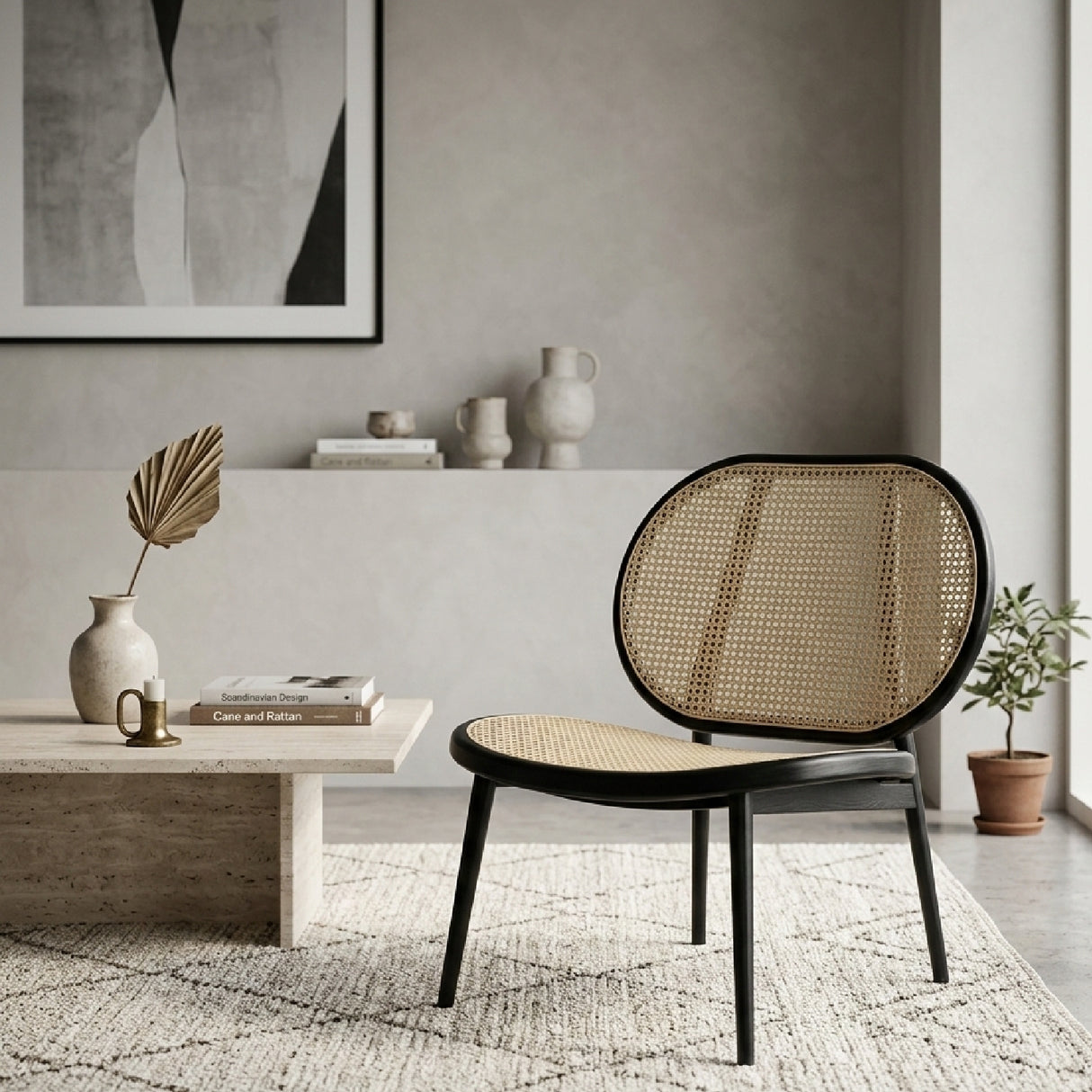   Webbed Back Lounge Chair | Oroa.com