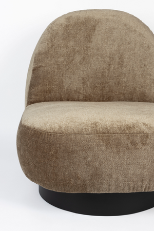 Round Modern Lounge Chair | Zuiver Eden | OROA.com