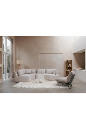 Beige Modern Lounge Chair | Zuiver Lazy Sack | OROA.com