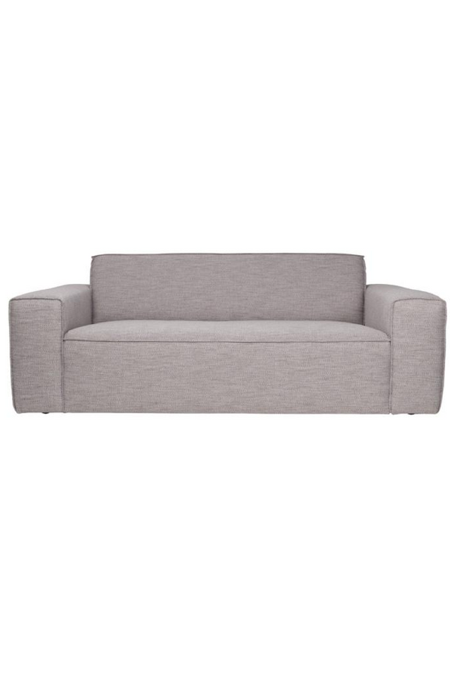 Gray Upholstered 2.5-Seater Sofa | Zuiver Bor | OROA.com
