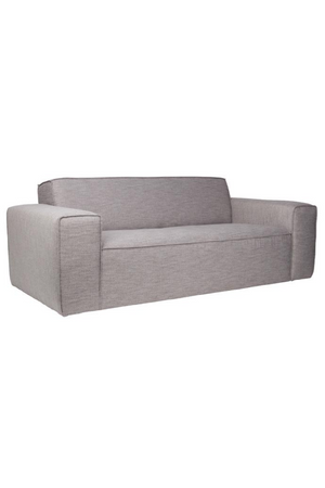 Gray Upholstered 2.5-Seater Sofa | Zuiver Bor | OROA.com