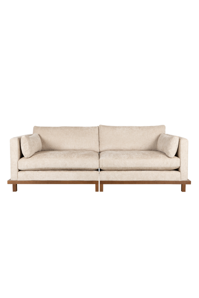 Classic Upholstered 3-Seater Sofa | Zuiver Blossom | OROA.com