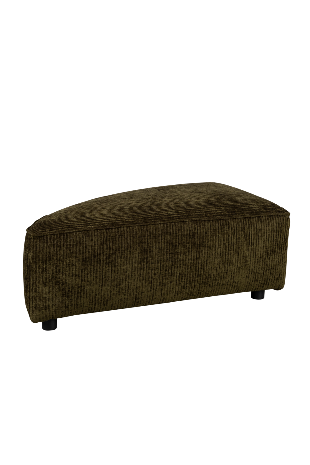 Green Upholstered Pouf | Zuiver Hunter | OROA.com