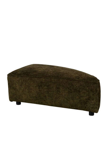 Green Upholstered Pouf | Zuiver Hunter | OROA.com