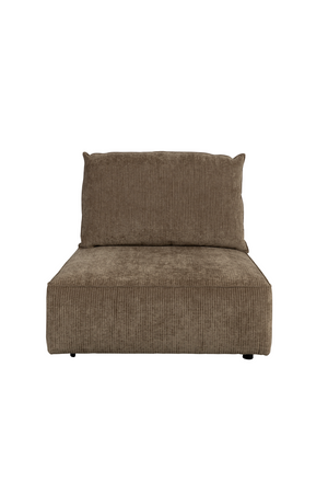 Brown Upholstered Sofa | Zuiver Element | OROA.com