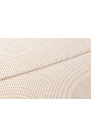 Cream Ribcord Sectional Sofa | Zuiver Fat Freddy | OROA.com