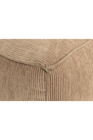 Brown Ribcord Sectional Sofa | Zuiver Fat Freddy | OROA.com